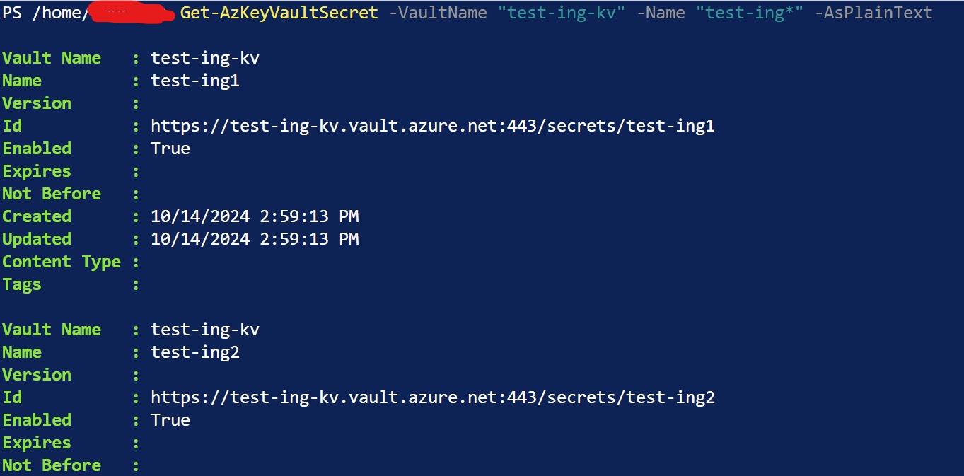 search wildcard keys