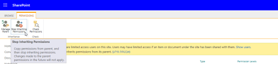 SharePoint Custom Permissions
